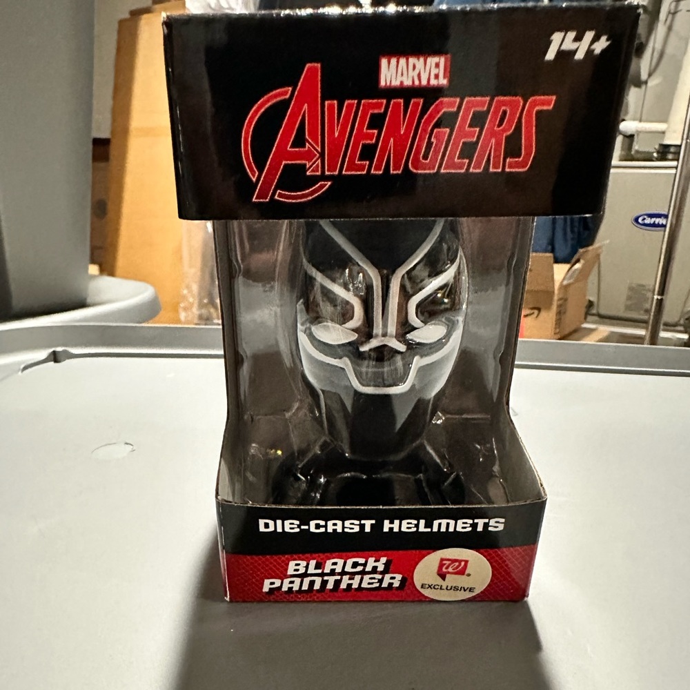 Marvel Avengers Die-Cast Helmet Black Panther Walgreens Exclusive